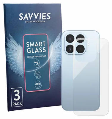 Produktbild von 3x Savvies Schutzglas Folie für Xiaomi 17T (Rückseite) 9H Panzer Schutzfolie Glas Displayschutz klar transparent