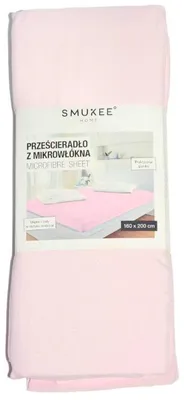 Produktbild von SMUKEE Spannbettlaken Mikrofaser mit Gummizug 200x200 cm Rosa