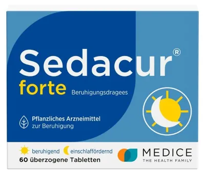 Immagine prodotto di Sedacur forte pastiglie sedative, 60 compresse