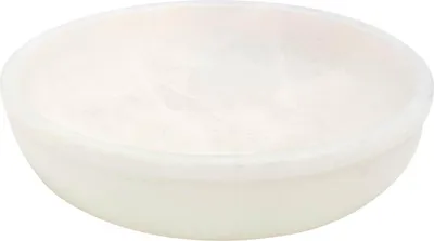 Produktbild von Speckstein-Räucherschälchen - weiß - Durchmesser ca. 10 cm