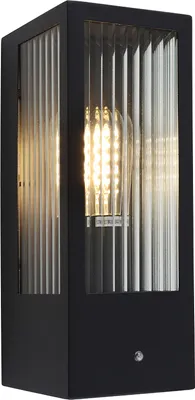 Produktbild von Olucia - SENNE - Außenlampe mit Dämmerungssensor - Schwarz