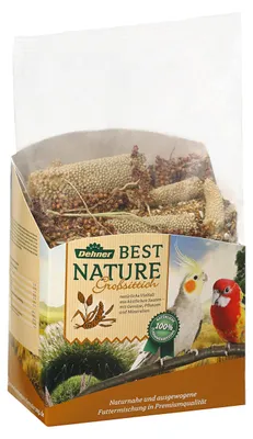 Produktbild von Dehner Best Nature Vogelfutter, Großsittichfutter, 2.5 kg
