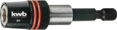 Produktbild von kwb 10 03 00, Stahl, Sechskantschaft, 25,4 / 4 mm (1 / 4"), Sechskantschaft, CE, 1 Stück(e)