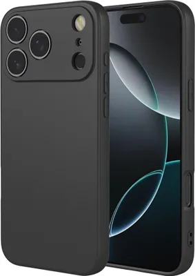 Obrázek produktu pro Pouzdro pro Apple iPhone 17 - Zadní kryt Phonesta Soft Silk Silikonový - Černé