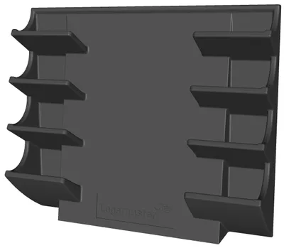 Produktbild von Markerhalter für Glasboards magnetisch schwarz Packung mit 16 Stück