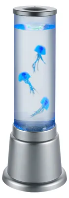 Immagine prodotto di Lampada da tavolo a LED JELLY a forma di pesciolino, argento-trasparente, 6 W, 520 lm, acrilico, dimensioni: 36 x 12,5 x 12,5 cm, IP20, RL
