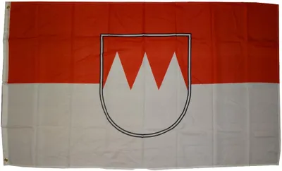 Immagine prodotto di Bandiera XXL Franconia 250 x 150 cm con 3 occhielli 100g/m² peso del tessuto issare bandiera issare