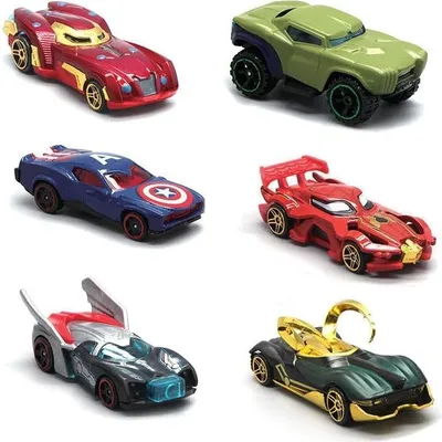 Obrázek produktu pro Set krásných modelů autíček Avengers set 6ks - (K72170).