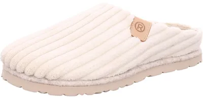 Produktbild von Rohde Damen Cord-Hausschuh mit Wechselfußbett aus Leder D.Meran 6818, Größe:37 EU, Farbe:Beige