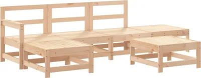Produktbild von vidaXL 6-tlg. Garten-Lounge-Set Massivholz Kiefer