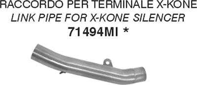 Immagine prodotto di Raccordo di scarico ARROW per terminali X-Kone per Kawasaki