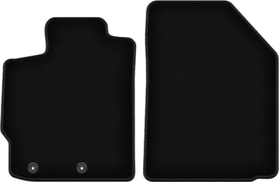 Immagine prodotto di Wielganizator Tappetini anteriori in velluto per Toyota Yaris II (2005-2011, hatchback) neri, set 2 pz, con fissaggi