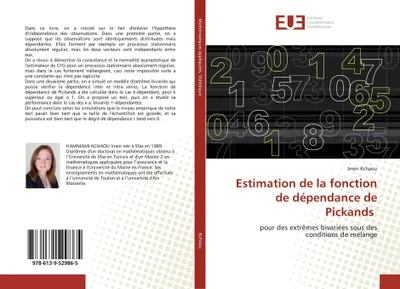 Produktbild von Estimation de la fonction de dépendance de Pickands