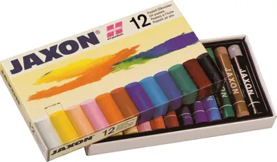 Produktbild von Honsell Pastell Ölkreide Jaxon 12 wasserfeste Ölkreiden 12 Stück
