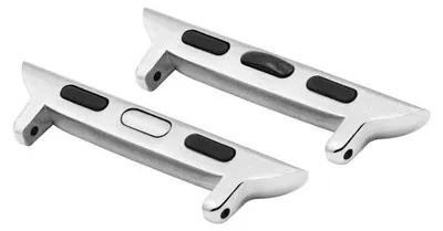 Produktbild von Hirsch Armband für Apple Watch mit silbernem Adapter 20 mm