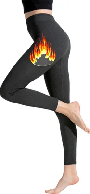 Produktbild von Yenita® THERMO Leggings 2er Pack Gefütterte Leggings M/L anthrazit