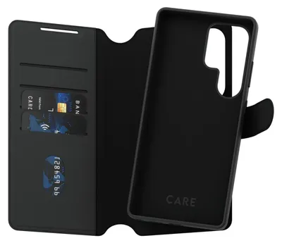Produktbild von PanzerGlass CARE™ by ® Case Tango 2-in-1 Wallet m. Qi Compatible Samsung Galaxy S25 Ultra, Cover, Samsung, Samsung - Galaxy S25 Ultra, Schwarz
