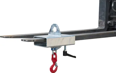 Produktbild von BAUER Lasthaken - 1.500 kg - für eine Gabelzinke - mit Kranöse - feuerverzinkt