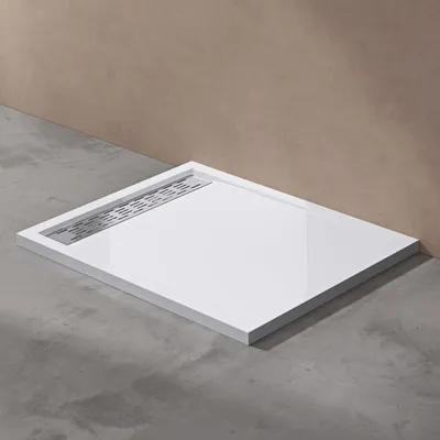 Immagine prodotto di doporro Piatto Doccia 100x120x5cm, Piatto Doccia Rettangolare in Acrilico Xetro04W, Bianco