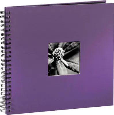 Produktbild von Hama Spiral-Album Fine Art 36x32 cm, 50 schwarze Seiten, Lila