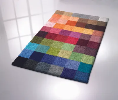 Produktbild von Kleine Wolke: Badteppich CUBETTO D:90cm (8821148528)