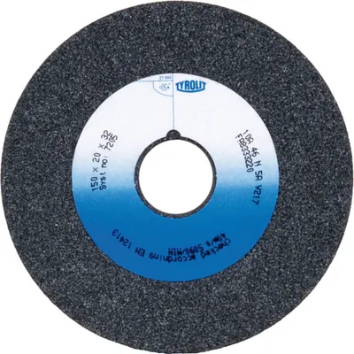 Produktbild von TYROLIT Schleifbockscheibe Ø 150 x B 20 x 32 mm Körnung 60 Normalkorund - 2693