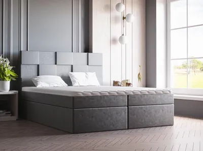 Zdjęcie produktu dla Łóżko kontynentalne LUIS – styl, wygoda i praktyczne rozwiązania - materiał Quelle - 180x200cm