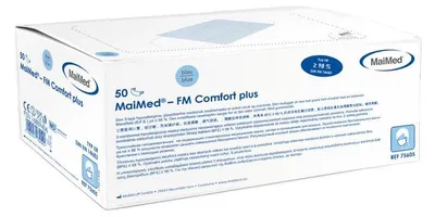 Produktbild von MaiMed-FM C plus.,Maske, unst. mit Gummi OP-Maske, unsteril, 3-lagig, Blau, 50 St./Box | Box (50 Stück)