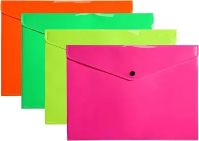 Obrázek produktu pro Obálka formátu A4 z neonového PP (10 ks) – Biurfol