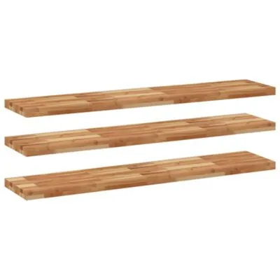 Obrázek produktu pro 3 ks plovoucí police 160 x 30 x 4 cm Masivní dřevo Akácie ošetřené olejem