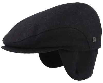 Bugatti uni Schiebermütze mit Ohrenschutz und Windstopper in blau
