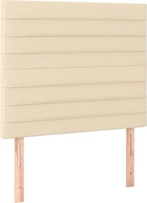 Produktbild von vidaXL Kopfteil Creme 80x5x118/128 cm Stoff