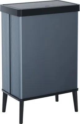 Produktbild von Dmora Mülleimer Tofino 44x27x69h cm blau, Kapazität 54 l ein Abfalleimer