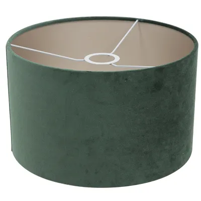 Produktbild von Steinhauer Lampenschirm/ Leuchtenschirm Velours Grün 30x30cm