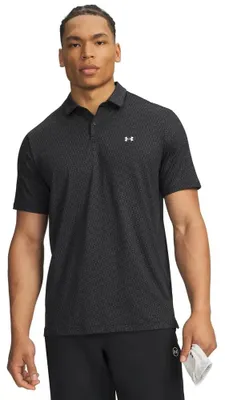Imagen del producto de Camiseta polo de manga corta Under Armour T2g con estampado, talla L para hombre