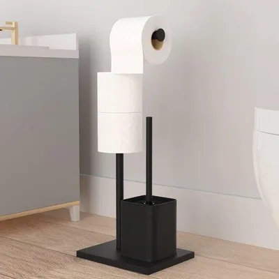 Productafbeelding van Famanu Toiletborstelset - Gemaakt van hoogwaardig materiaal, roestbestendig, met een afneembaar ontwerp