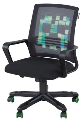 Obrázek produktu pro MINECRAFT - herní židle, otočná židle, kancelářská židle, čalouněný sedací nábytek s funkčním designem