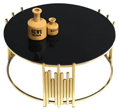 Image de Table basse de salon Table d'appoint or Table de salon