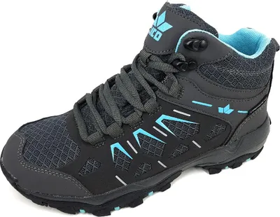 Image de Chaussures de sport Lico Sierra pour femmes, chaussures de randonnée, bottes de marche, couleur gris, pour un usage quotidien