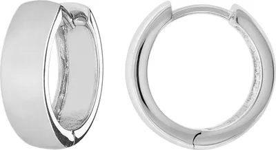 trendor 41581 Ohrringe für Damen und Herren 925 Silber Creolen Ø 16 mm 1