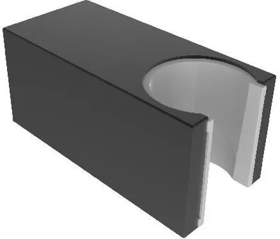Produktbild von kielle Zubehör - Wandbrausehalter, schwarz matt 20901034