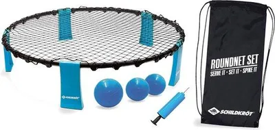 Obrázok produktu pre Kompletná sada na roundnet, 3 lopty, pumpa, taška, pre všetkých vekových kategórií