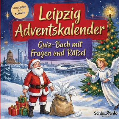 Produktbild von Leipzig-Adventskalender: Quiz-Buch mit Fragen und Rätsel
