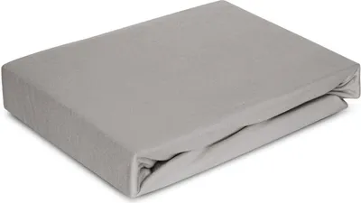 Produktbild von Design91 Spannbettlaken mit Gummizug JERSEY4 silber 220x200 30CM 190