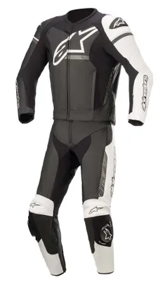 Produktbild von Alpinestars GP Force Phantom 2-Teiler Motorrad Lederkombi, schwarz/weiß/grau, 56