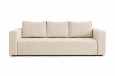 Productafbeelding van Sofa MADERA in beige, bekleed met stof MONOLIT, modern slaapbank met slaapfunctie, 232 × 83 x 92 cm, AI-gegenereerde afbeelding