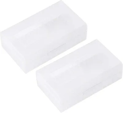 Immagine prodotto di Custodia impermeabile per batterie – Trasparente – Compatta – Per 2 batterie 20700/21700 – Protezione e durata