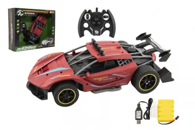 Obrázek produktu pro Auto RC Sport červené 33cm plast 2,4GHz na baterie + dobíjecí pack