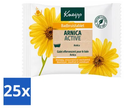 Imagen del producto de 25 tabletas efervescentes de Arnica para el baño Kneipp - Paquete económico - 25 unidades
