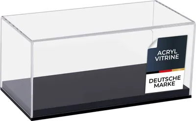 Produktbild von HMF 46801 Acryl Vitrine für Modellautos, Figuren, 24 x 12 x 11 cm